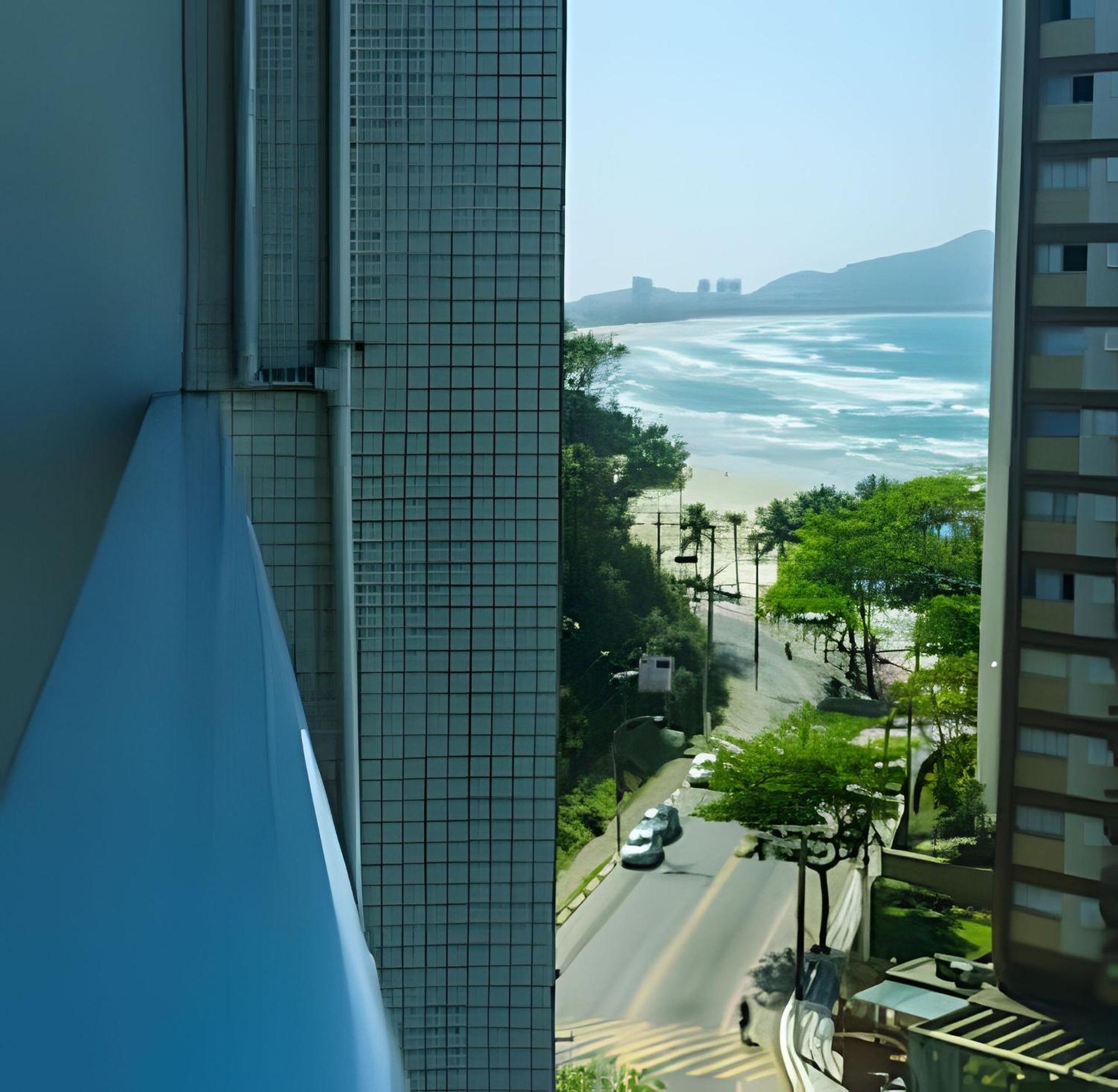 Vista-Mar - 3 Suites Com Ar Condicionado E Quarto Casal Com Ar Condicionado - 100M Da Praia Guaruja Bagian luar foto