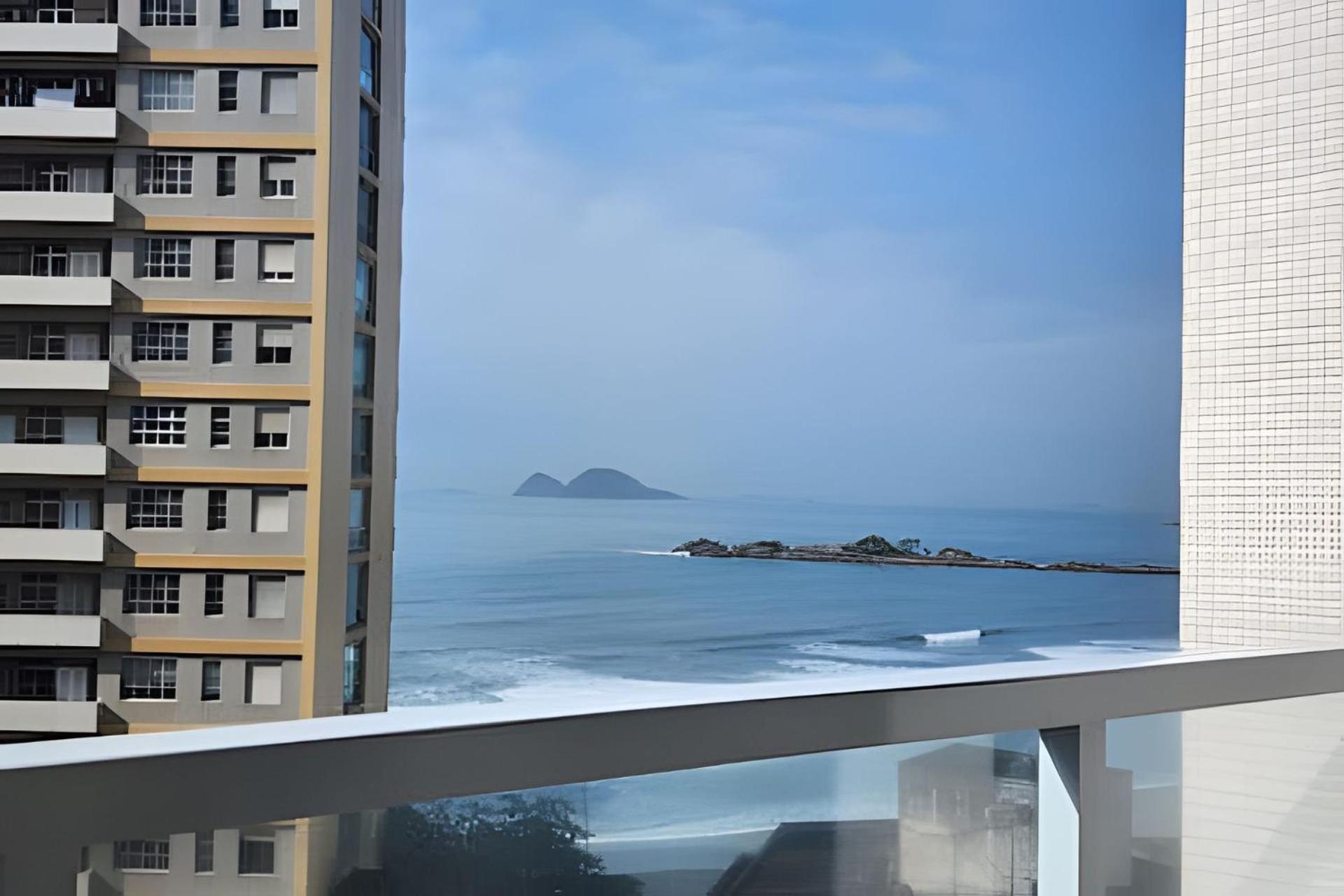 Vista-Mar - 3 Suites Com Ar Condicionado E Quarto Casal Com Ar Condicionado - 100M Da Praia Guaruja Bagian luar foto