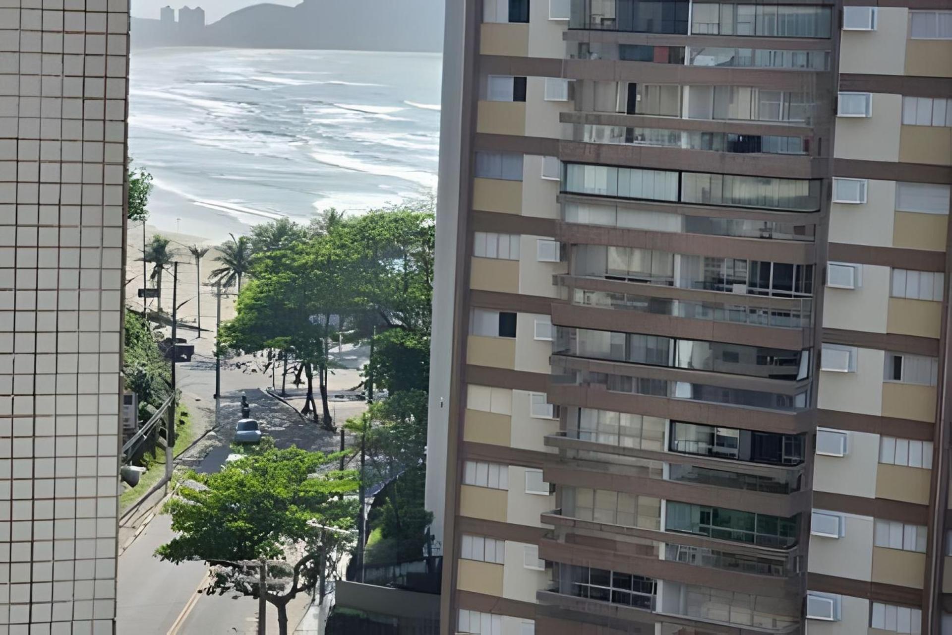 Vista-Mar - 3 Suites Com Ar Condicionado E Quarto Casal Com Ar Condicionado - 100M Da Praia Guaruja Bagian luar foto